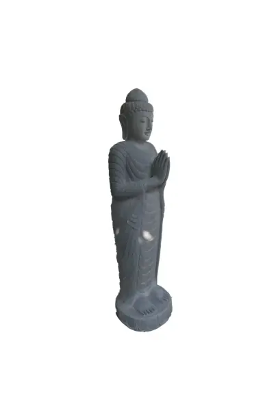 Product image 5 of the product “Standing Buddha made of Riverstone, position Namaskara , H. 150cm. ”